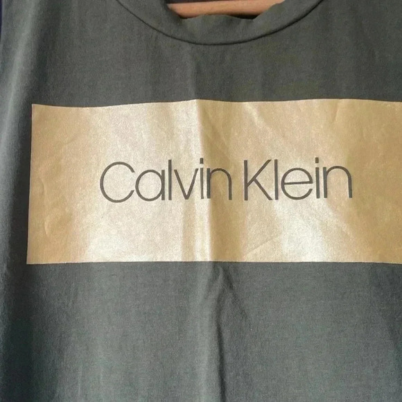 Calvin Klein sleeveless olive green dress size M - Picture 2 of 5